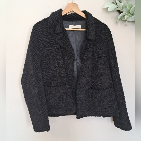 GERARD Darel Black Faux Fur Jacket - Picture 1 of 8